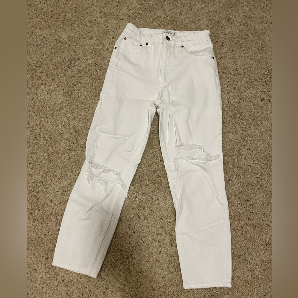 Abercrombie & Fitch Curve Love high Rise Mom Jeans